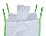 WOREK BIG BAG 90x90x100cm na Zboże Pasze 500kg Z WYSYPEM MOCNY 4 UCHWYTY - obrazek 3
