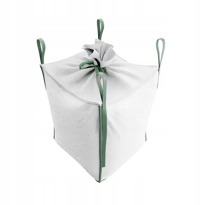 WORKI BIG BAG 1000KG NA ZBOŻE FARTUCH / LEJEK WYSYPOWY 90x90x140 NOWY MOCNE - obrazek 3