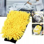 RĘKAWICA Z MIKROFIBRY DO MYCIA SAMOCHODU AUTA GĄBKA DO KAROSERII SZYB FELG - obrazek 5