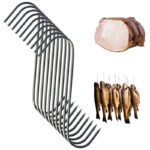 HAK WĘDZARNICZY WĘDLINIARSKI DO WĘDZENIA MIĘSA KIEŁBAS ZESTAW 10 SZT 18CM