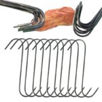 HAK WĘDZARNICZY WĘDLINIARSKI DO WĘDZENIA MIĘSA KIEŁBAS ZESTAW 10 SZT 20CM