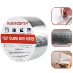 Taśma Srebrna Butylowa Klejąca Wodoodporna Uszczelniająca Naprawcza 10cm 5m - obrazek 3