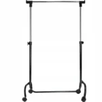 Duży Wieszak Stojak na Kółkach na Ubrania Garderoba Stojący Składany 175cm