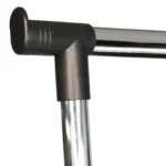 Duży Wieszak Stojak na Kółkach na Ubrania Garderoba Stojący Składany 175cm - obrazek 3