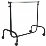 Duży Wieszak Stojak na Kółkach na Ubrania Garderoba Stojący Składany 175cm - obrazek 4