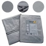 PLANDEKA SREBRNA 2X4M OKRYCIOWA OCHRONNA MOCNA WZMOCNIONA WODOODPORNA