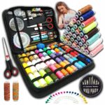 ZESTAW KRAWIECKI PRZYBORNIK DO SZYCIA TURYSTYCZNY NICI IGŁY NOŻYCZKI 226el