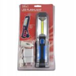 LATARKA WARSZTATOWA 1 LED COB LAMPA AKUMULATOROWA USB MAGNES HAK 3W1 - obrazek 2