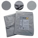 PLANDEKA SREBRNA 2X2M OKRYCIOWA OCHRONNA MOCNA WZMOCNIONA WODOODPORNA