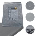 PLANDEKA SREBRNA 2X3M OKRYCIOWA OCHRONNA MOCNA WZMOCNIONA WODOODPORNA