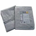 PLANDEKA SREBRNA 2X3M OKRYCIOWA OCHRONNA MOCNA WZMOCNIONA WODOODPORNA - obrazek 3