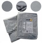 PLANDEKA SREBRNA 2X6M OKRYCIOWA NA DREWNO OCHRONNA WODOODPORNA WZMOCNIONA