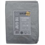 PLANDEKA MOCNA 3X7M SREBRNA OKRYCIOWA MOCNA WZMOCNIONA WODOODPORNA - obrazek 2