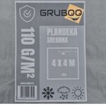 PLANDEKA PŁACHTA OCHRONNA 4X4M OKRYCIOWA NA DREWNO MOCNA WODOODPORNA - obrazek 3