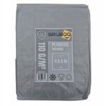 PLANDEKA PŁACHTA OCHRONNA 4X5M SREBRNA OKRYCIOWA MOCNA UV+ NA DREWNO - obrazek 3