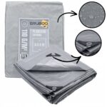 PLANDEKA PŁACHTA 5X8M WODOODPORNA OKRYCIOWA WZMACNIANA MROZOODPORNA