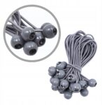 GUMA Z KULKĄ ELASTYCZNA DO MOCOWANIA BAGAŻU PLANDEKI NAMIOTU 15 CM