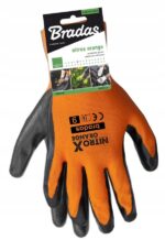 Rękawice Ochronne Nitrox Orange Nitrylowe Robocze R.10 Mechanika Motoryzacja Ochrona - obrazek 2