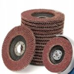 TARCZA DO DREWNA METALU LISTKOWA LAMELKA DO SZLIFOWANIA 125 mm P100 - obrazek 2