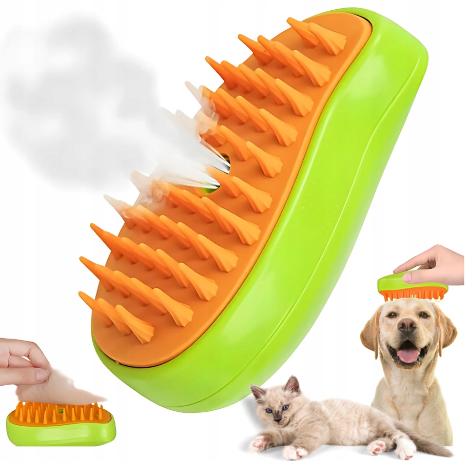 usb1 SZCZOTKA PAROWA DLA ZWIERZĄT ELEKTRYCZNA DO PIELĘGNACJI SIERŚCI USB - obrazek 1