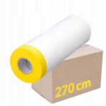 ANTYCHLAP FOLIA MALARSKA Z TAŚMĄ FOLIA BEZPIECZEŃSTWA OCHRONNA 270cm x 20m - obrazek 4