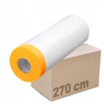 ANTYCHLAP FOLIA MALARSKA Z TAŚMĄ FOLIA BEZPIECZEŃSTWA OCHRONNA 270cm x 20m - obrazek 5