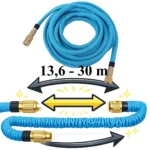 Wąż Ogrodowy Szlauf Rozciągliwy 13,6-30m Złączki 1/2 3/4 do Ogrodu Premium - obrazek 5