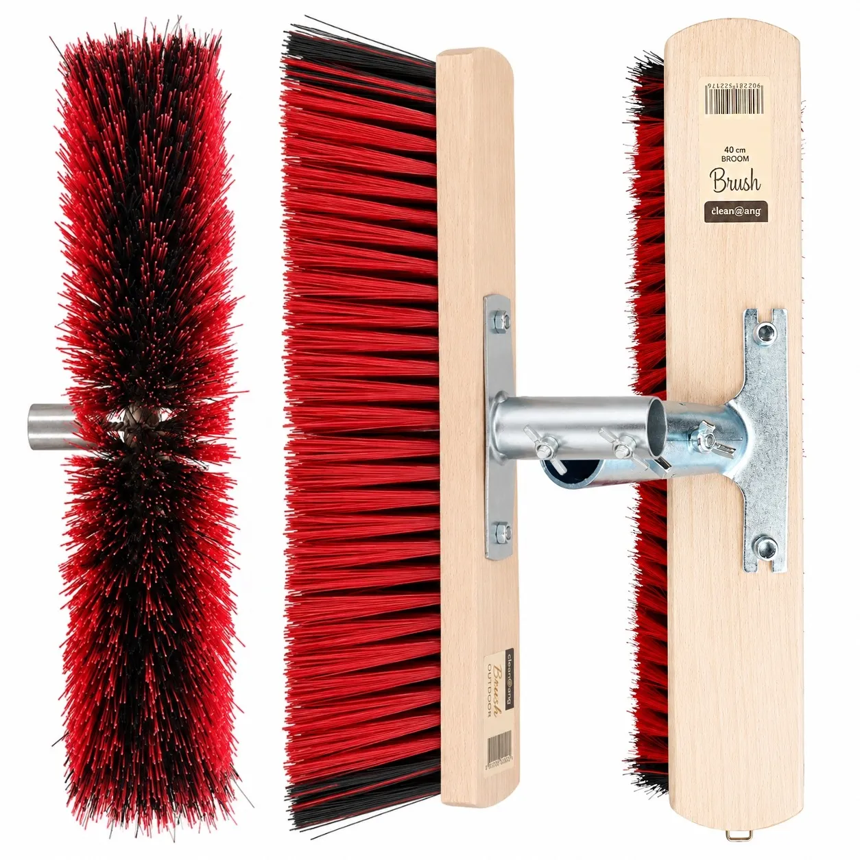 Duża miotła do zamiatania Clean Gang 40 cm z twardym włosiem