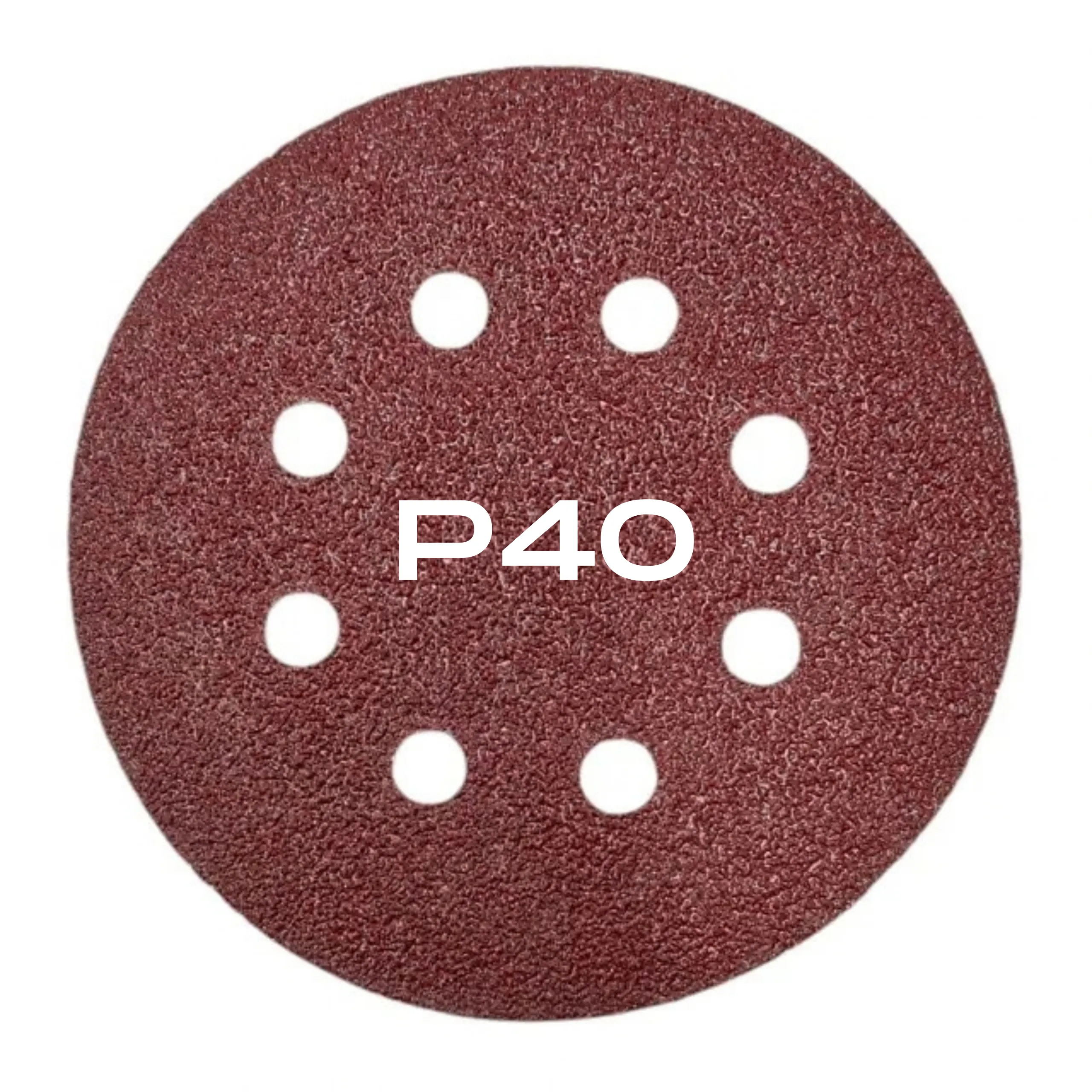 Krążki ścierne na rzep 125 mm P40 zestaw 20 sztuk